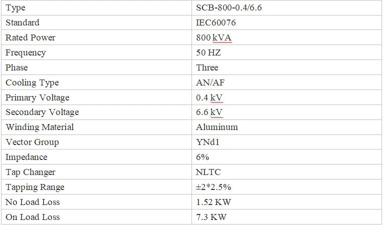 6.6kv 0.4KV Epoxy Resin Cast Dry Type Transformer 6.6kv 0.4KV Epoxy Resin Cast Dry Type Transformer